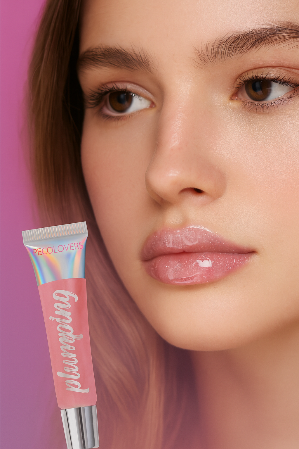 Lip Gloss with Fuller Lip Effect