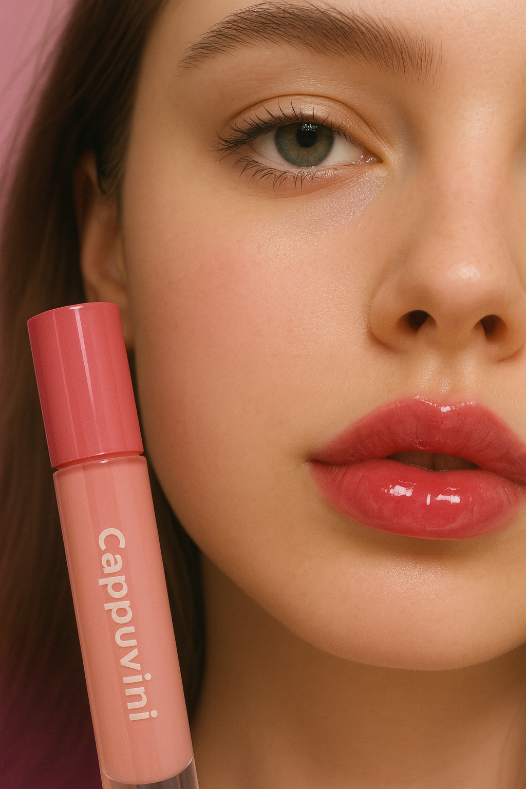 Cherry Pink Mirror Water Lip Gloss