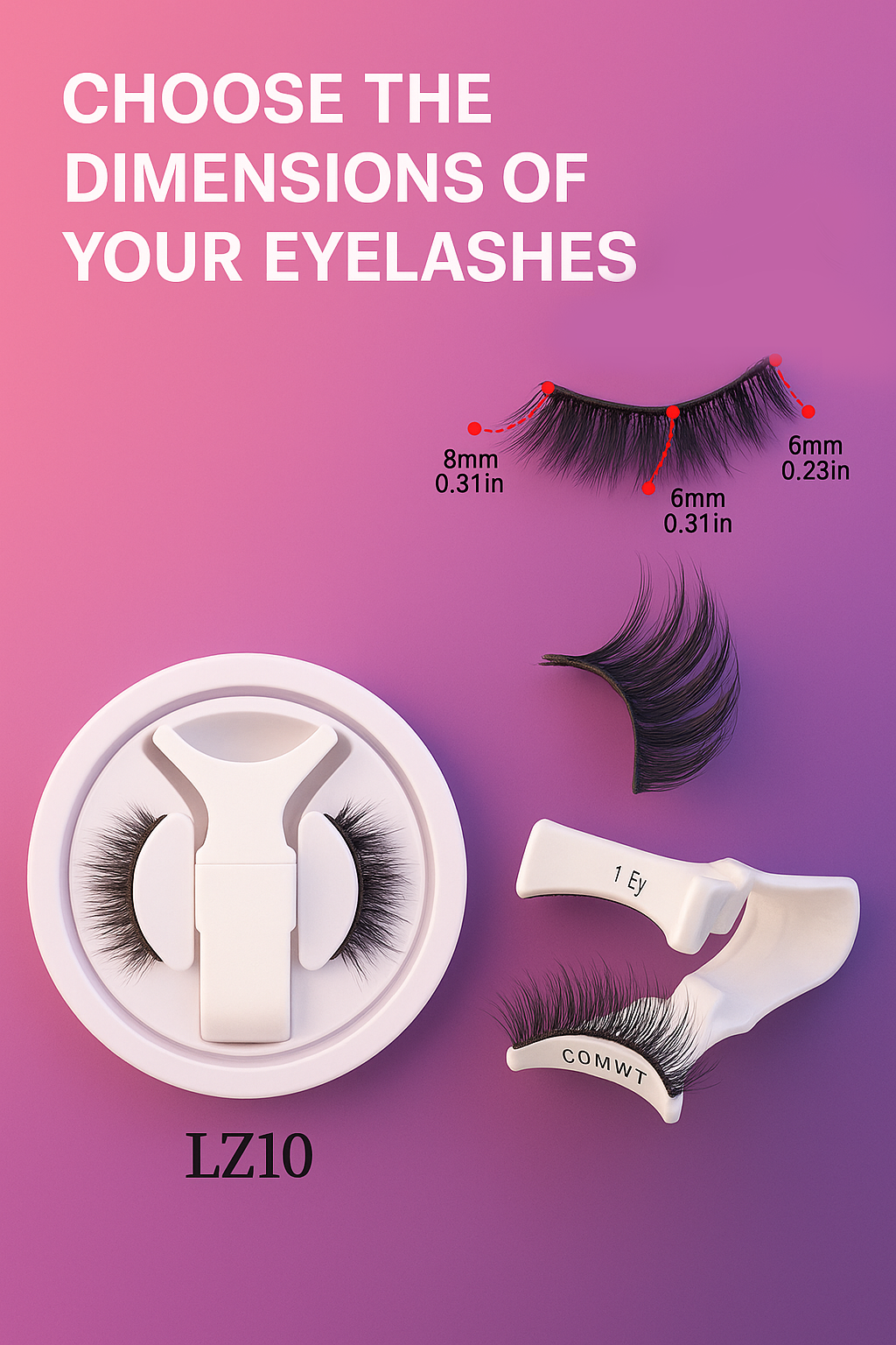 Magnetic Eyelashes Set Makeup
