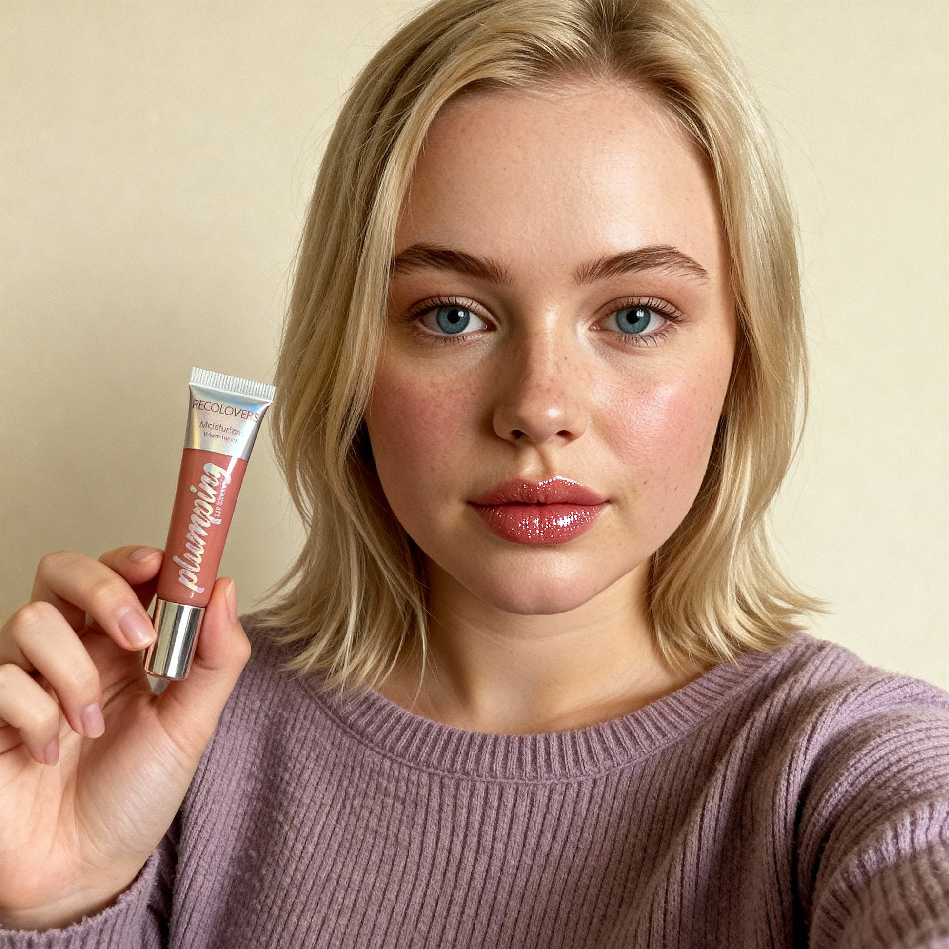 Lip Gloss with Fuller Lip Effect