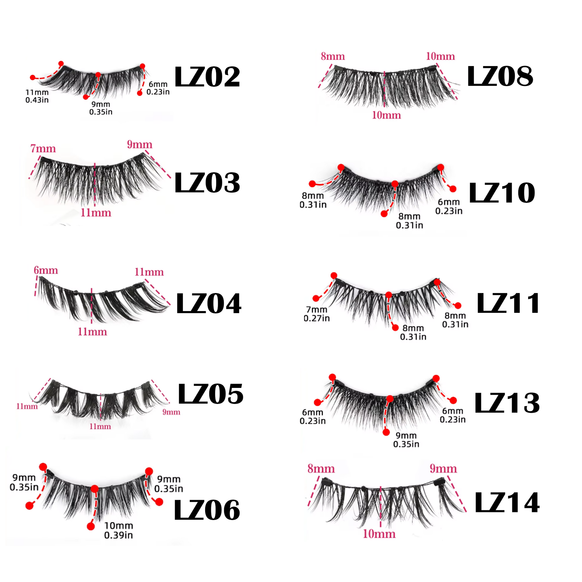 Magnetic No-Glue Eyelashes