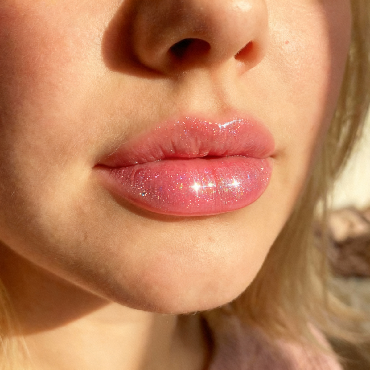 After image for Lip Gloss with Fuller Lip Effect